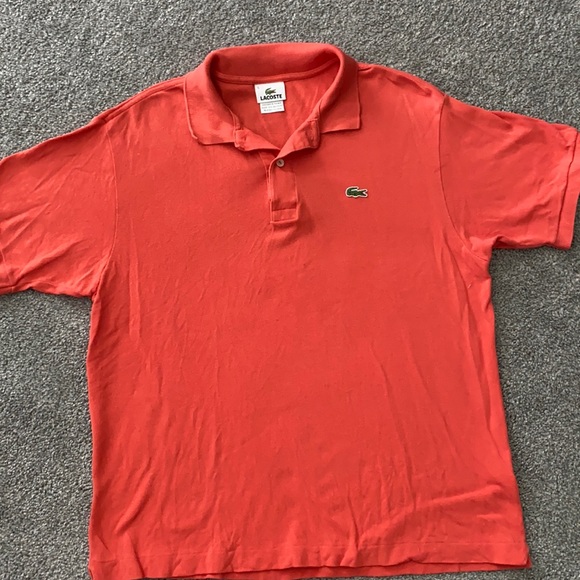Lacoste Men’s Polo, size 5 (L), Coral - Picture 2 of 8